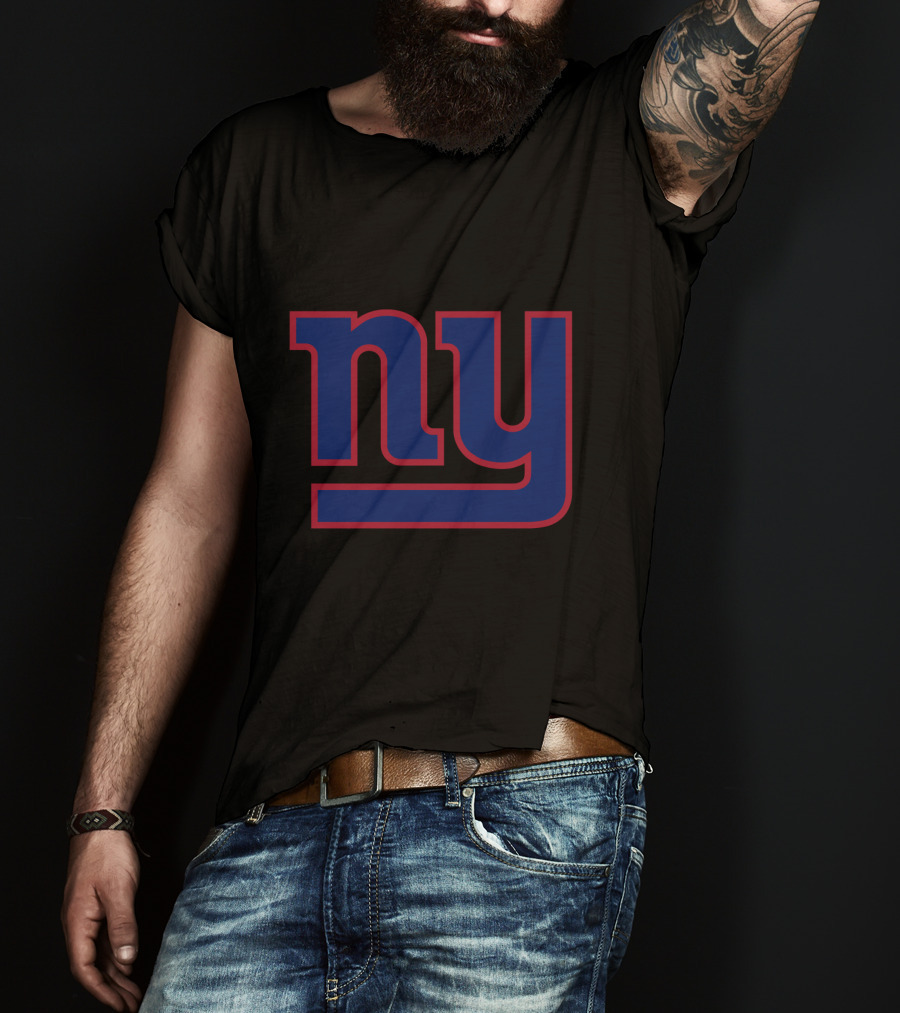 New York Giants Classic Blue And Red T-Shirt
