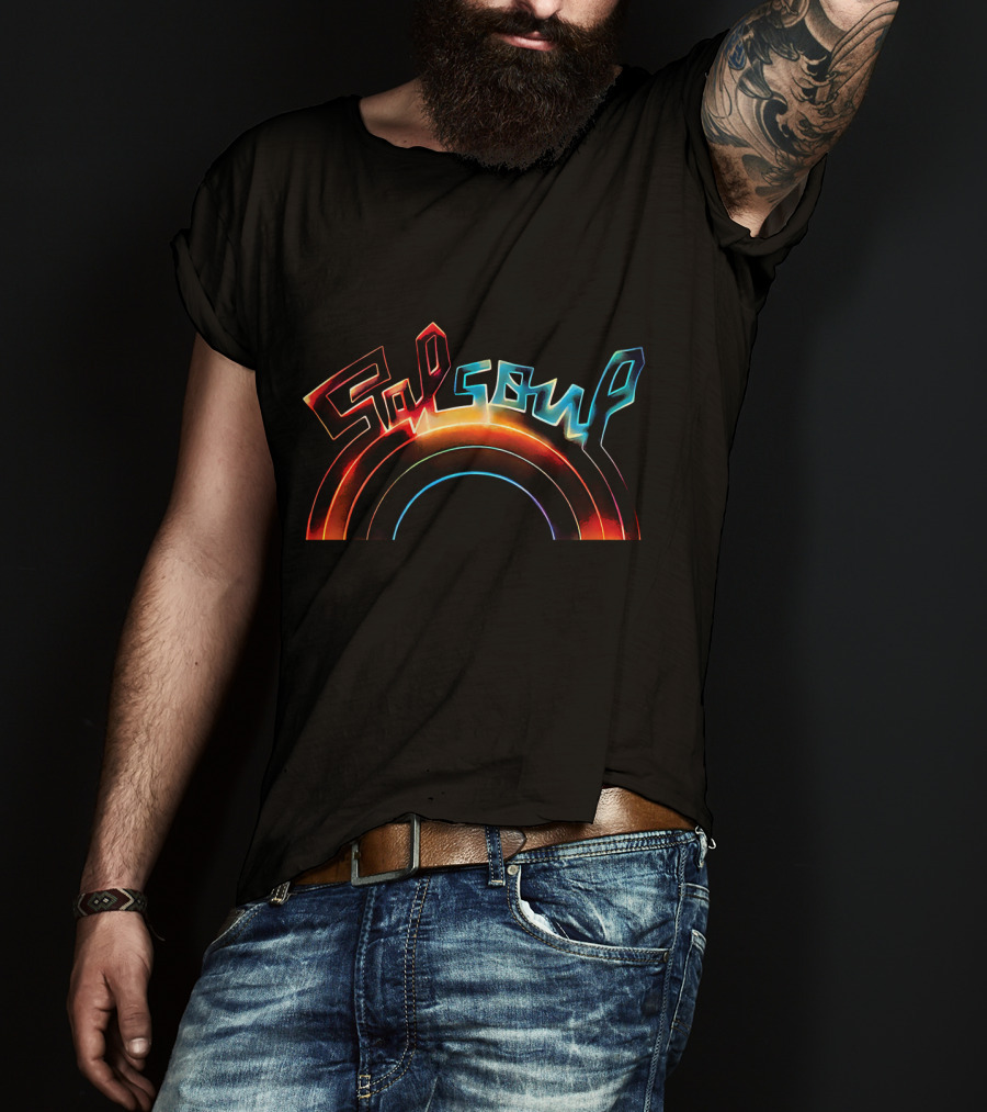 Salsoul Record Label Retro Rainbow T-Shirt