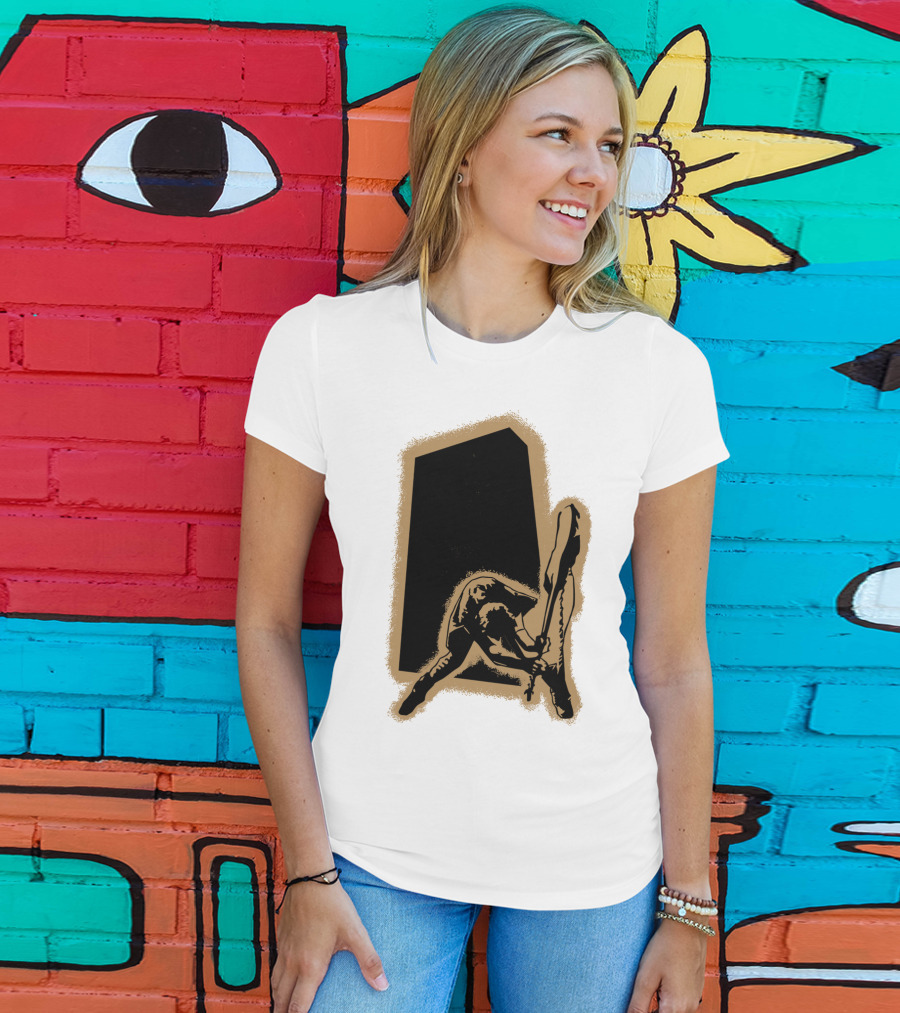 London Calling T.Rex Dinosaur Guitar Smash Iconic T-Shirt