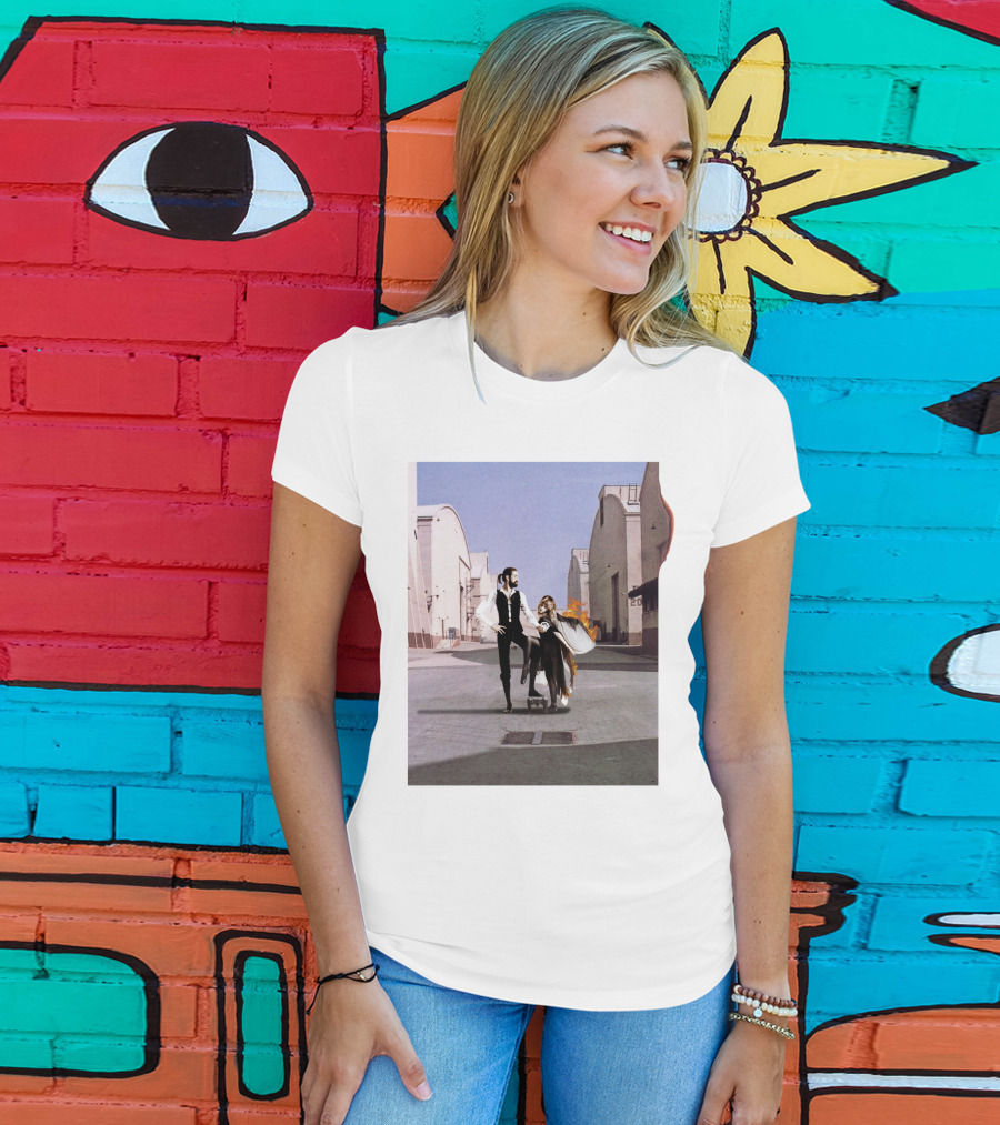 Rumours Wish You Were Here Pink Floyd Fleetwood Mac Vintage Fusion T-Shirt