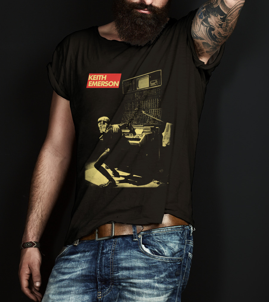 Keith Emerson Vintage Synthesizer Performance T-Shirt