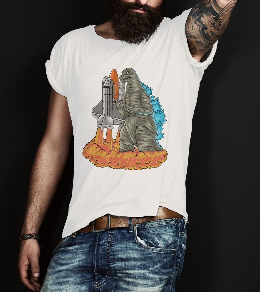 Rudal Zilla Rocket Monster Fusion T-Shirt