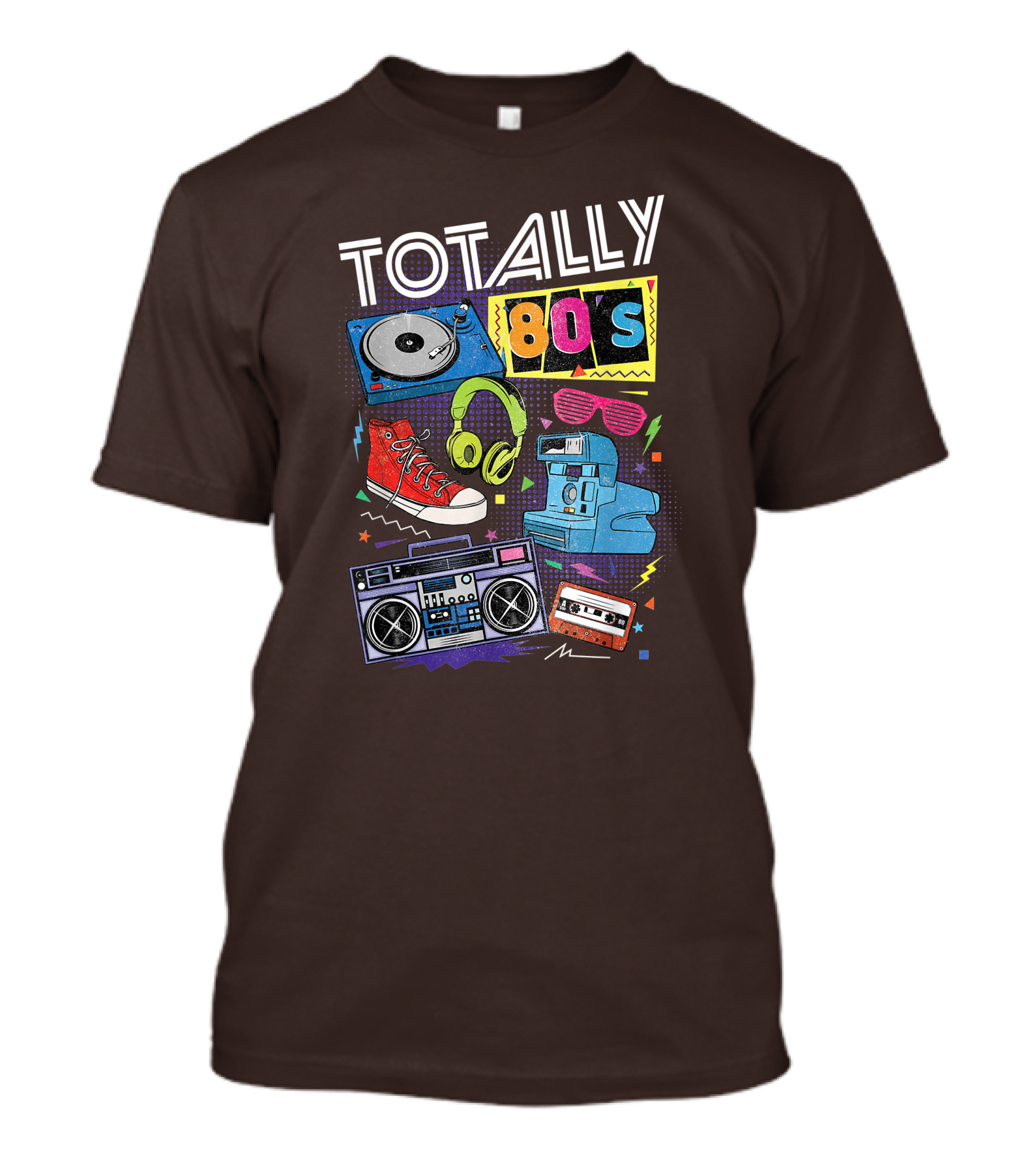 Totally 80s Boombox Cassette Tape T-Shirt