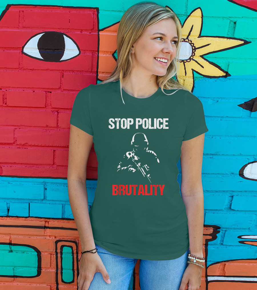 STOP POLICE BRUTALITY Violence Cop T-Shirt