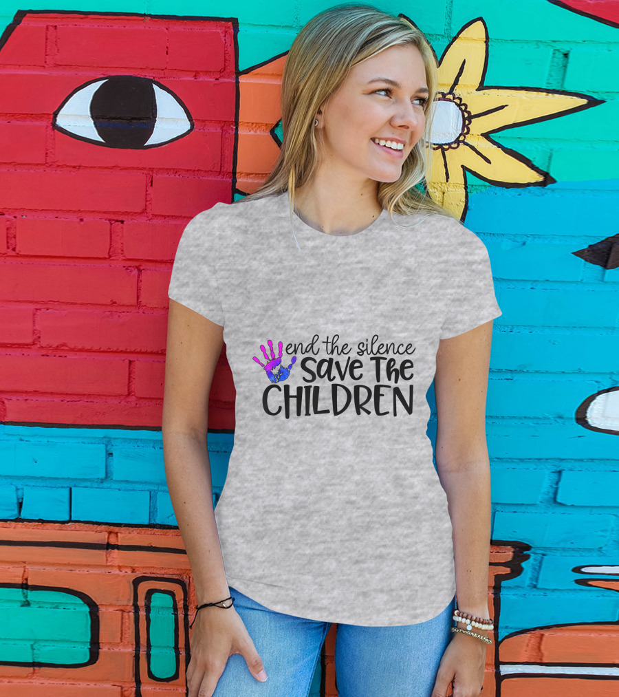 End The Silence Save The Children T-Shirt