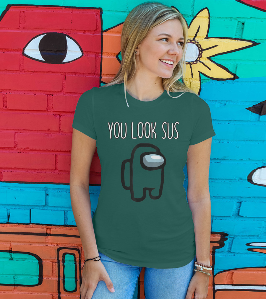 You Look Sus Among Game Us Gamer T-Shirt
