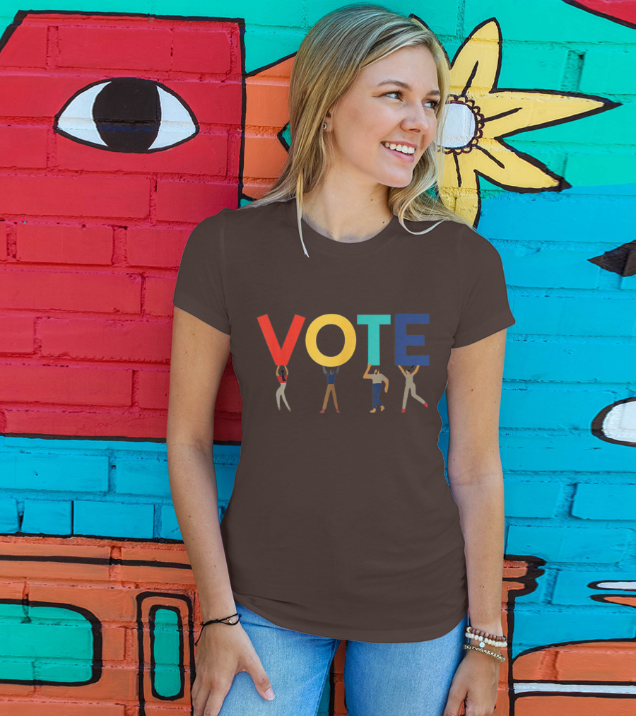 VOTE Patriotic United Colors Representation T-Shirt