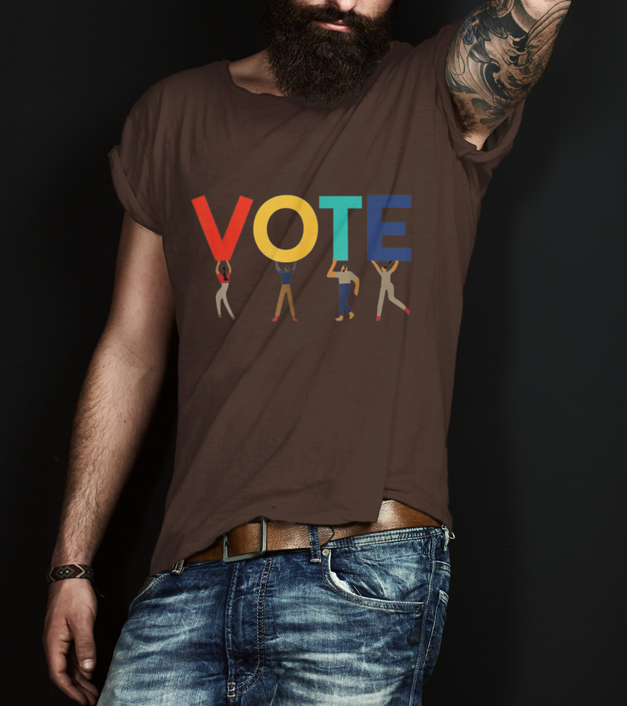 VOTE Patriotic United Colors Representation T-Shirt