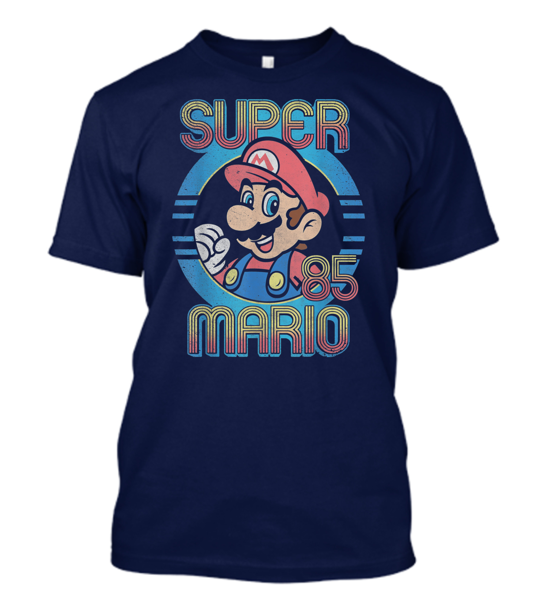 Super Mario Retro 85 Circle Classic T-Shirt