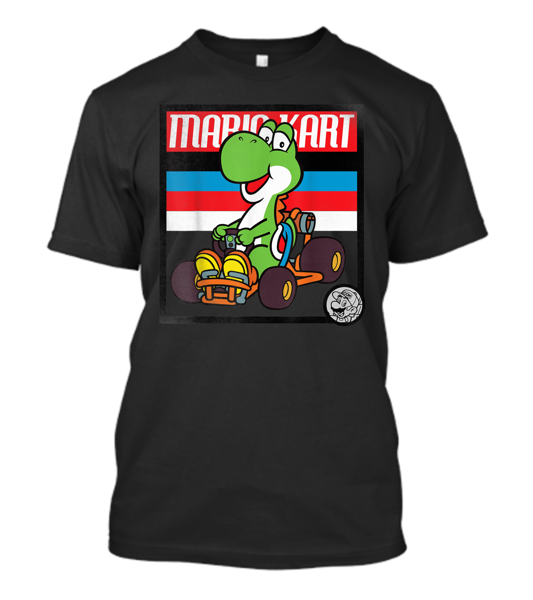 Mario Kart Yoshi Old School Retro 90s T-Shirt