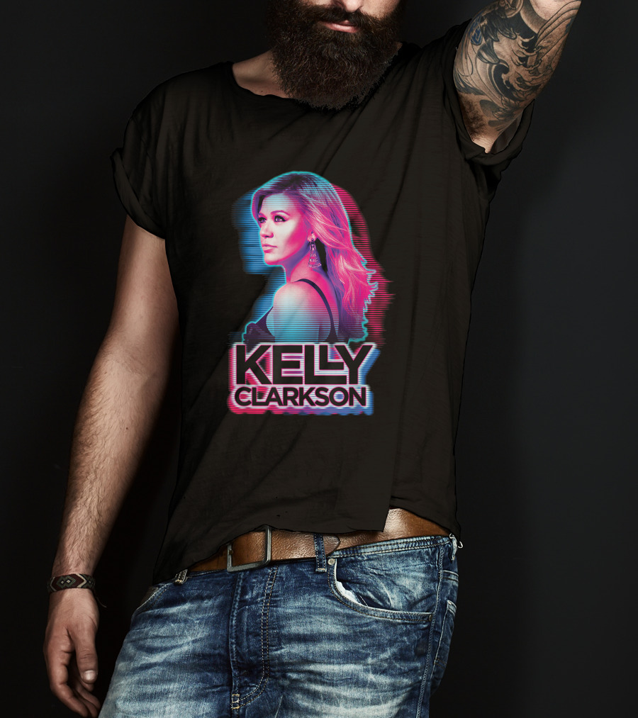 KELLY CLARKSON Retro Neon T-Shirt