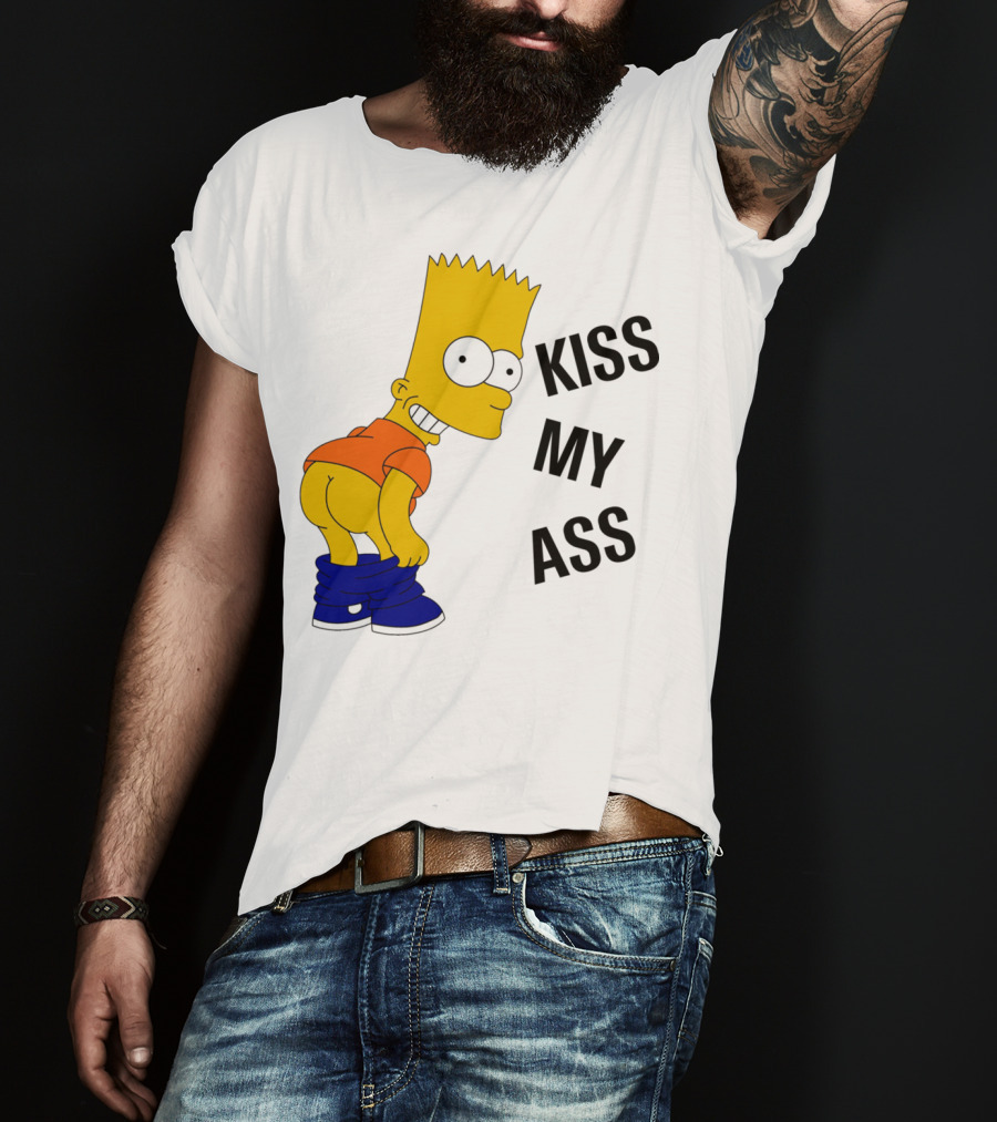 Bart Simpson Kiss My Ass T-Shirt
