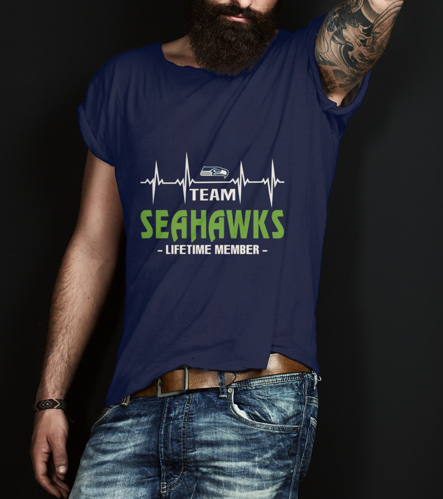 Team Seahawks Lifetime Member T-Shirt