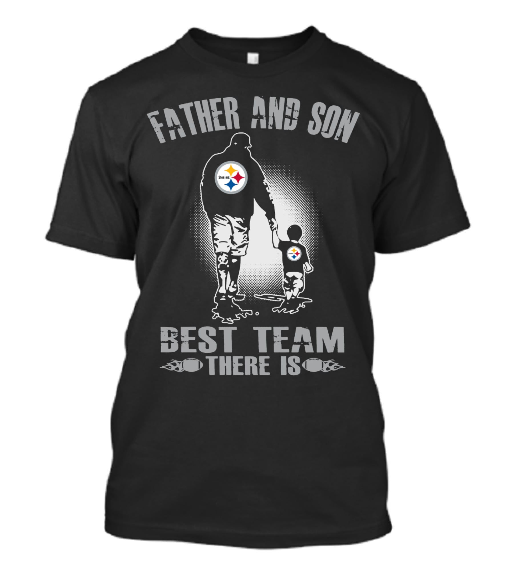 Father And Son Pittsburgh Steelers Best Team There Is T-Shirt