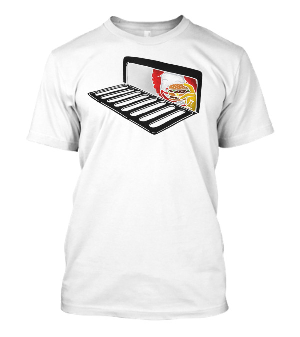 Ronald Enjoying A Burger In A Wallet - Loving It T-Shirt
