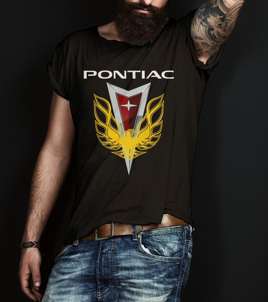 Pontiac Logo With Firebird Emblem And Star T-Shirt