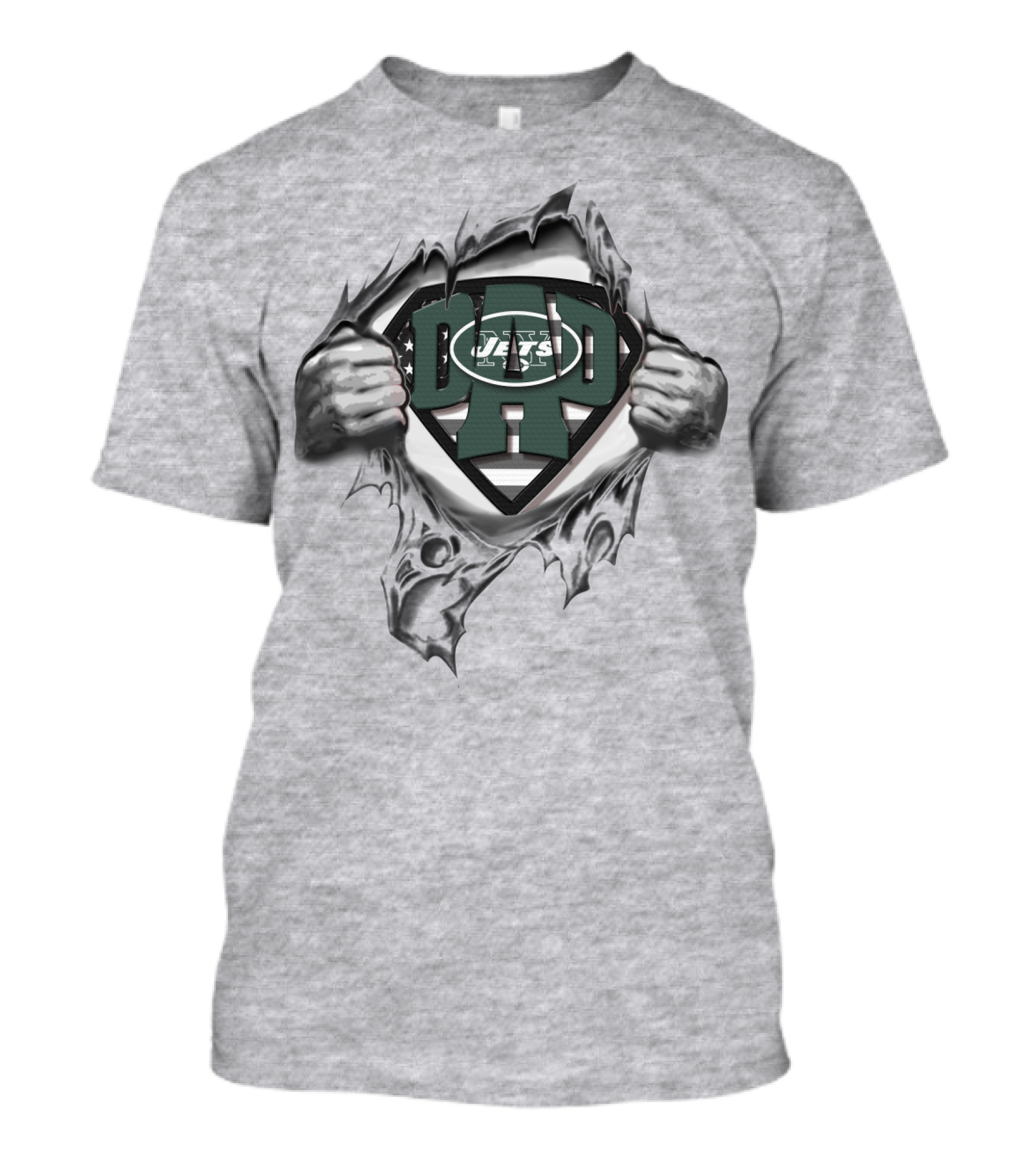 Superdad New York Jets Logo Hidden Emblem T-Shirt