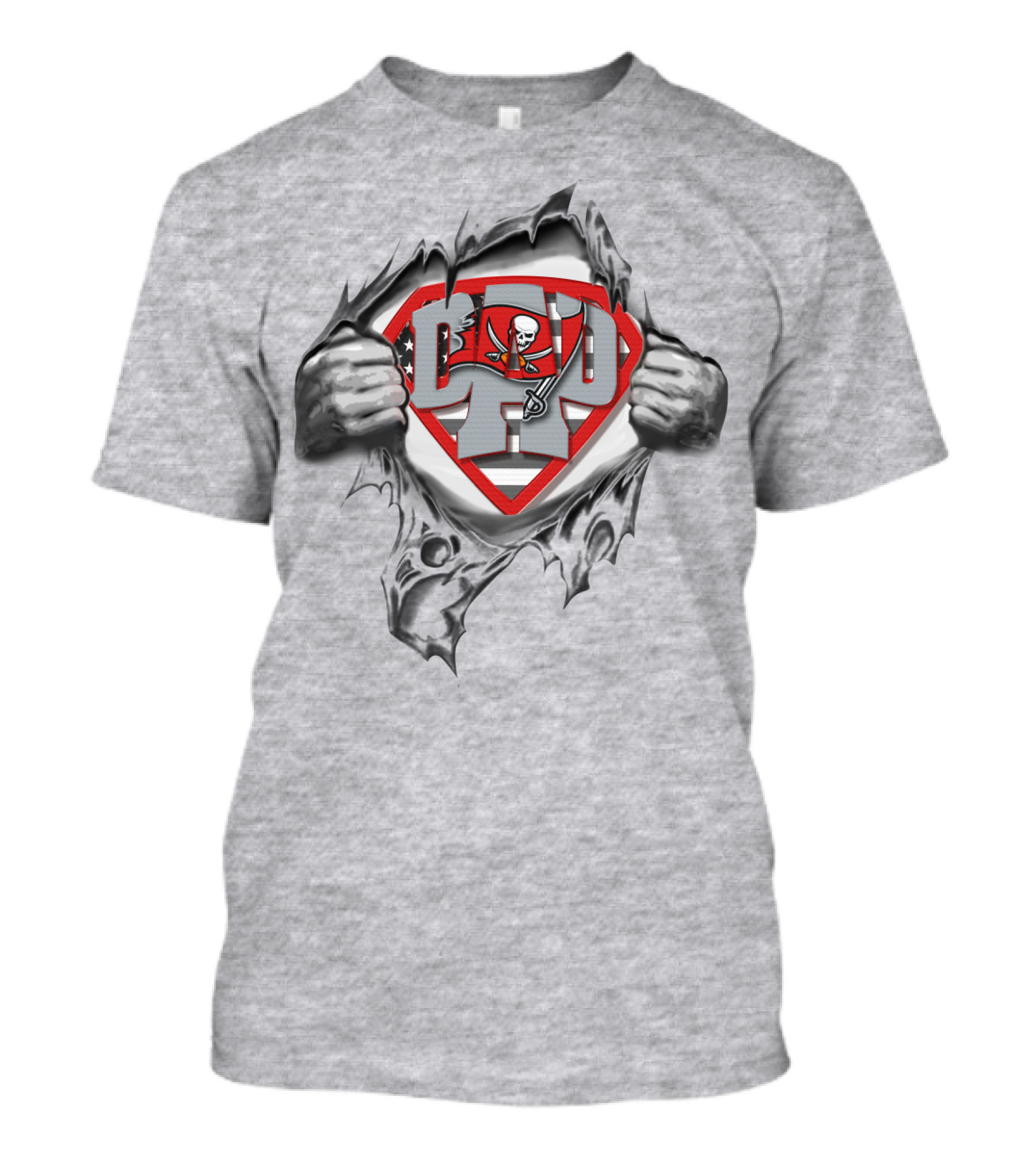 Superdad Tampa Bay Buccaneers Hero Armor T-Shirt