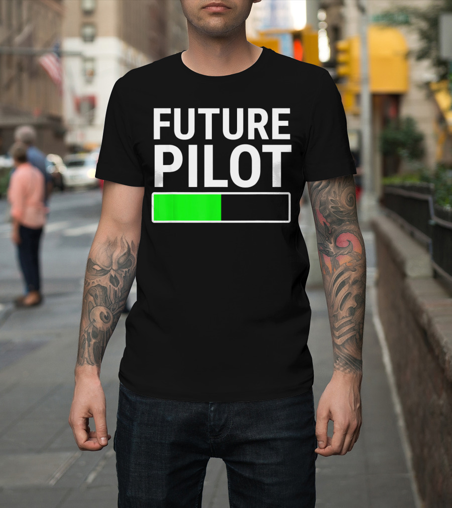 Future Pilot Loading Bar Progress T-Shirt
