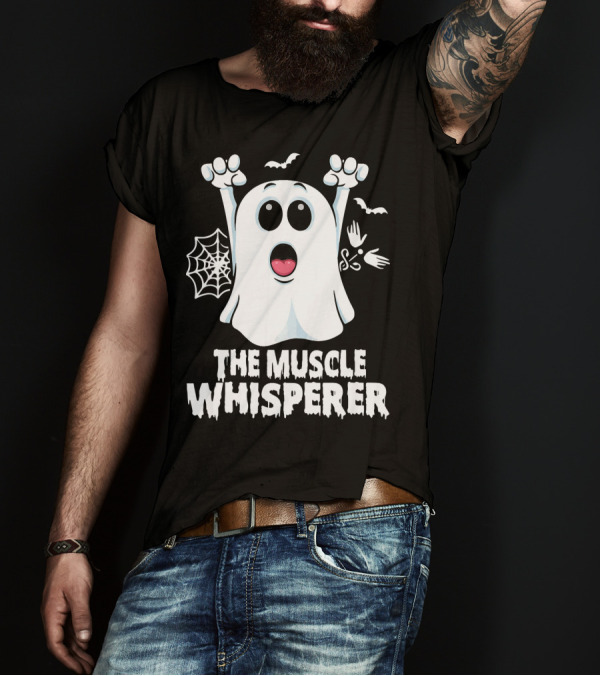 The Muscle Whisperer Ghost Massage Therapist Halloween T-Shirt