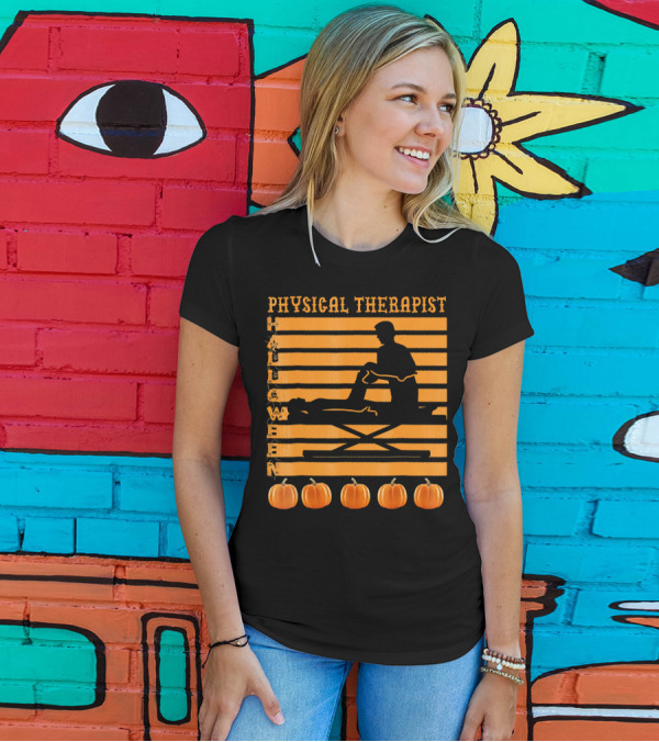 Physical Therapist Halloween Pumpkins T-Shirt