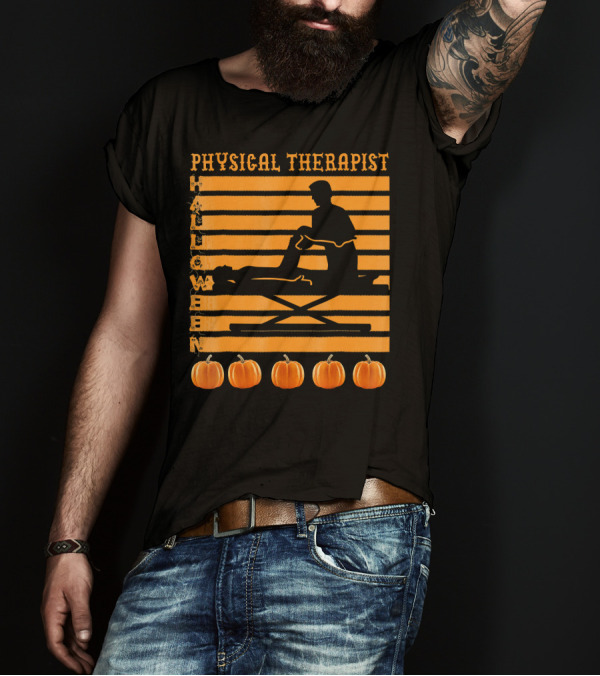Physical Therapist Halloween Pumpkins T-Shirt
