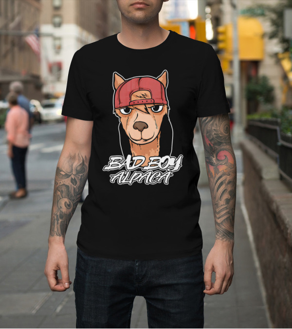 Shirt: Bad Boy Alpaca for Llama and Alpaca Lovers T-Shirt Bad Boy Alpaca for Llama and Alpaca Lovers T-Shirt
