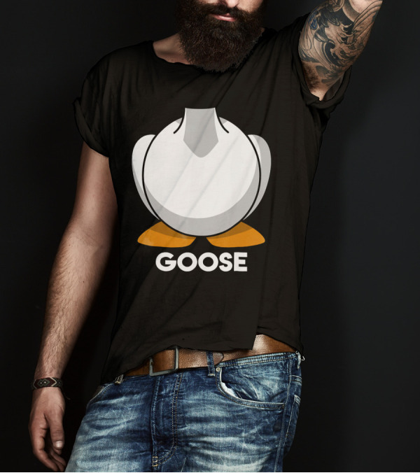 Halloween Goose Costume Funny Couple Friend Gro T-Shirt