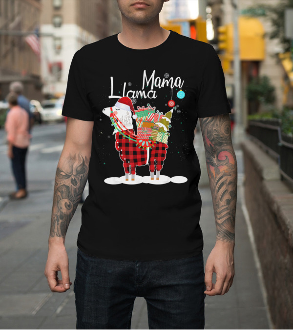 Shirt: Mama Llama Funny Christmas Alpaca T-Shirt Mama Llama Funny Christmas Alpaca T-Shirt