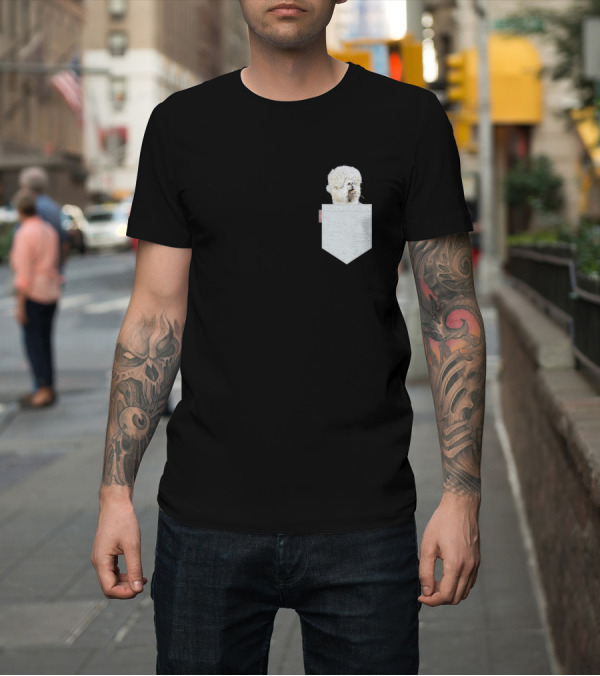 Shirt: Llama Lover Peeking Out from Pocket T-Shirt Llama Lover Peeking Out from Pocket T-Shirt