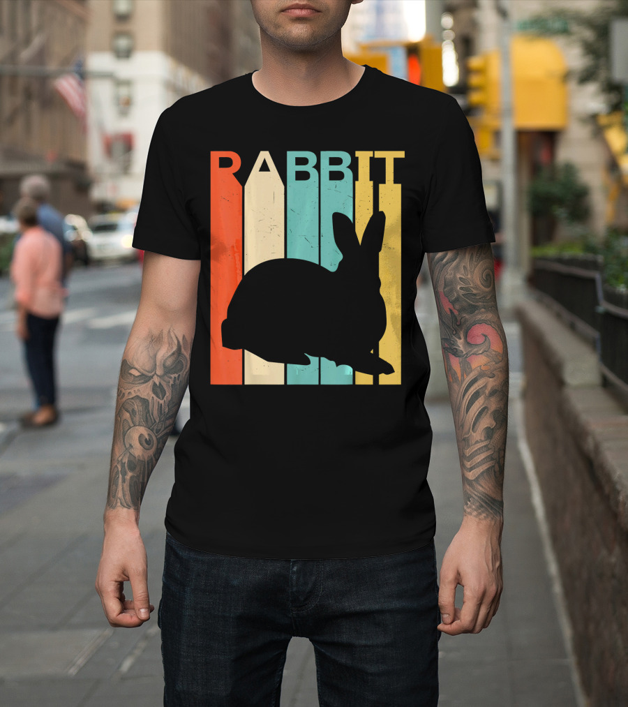 Retro Rabbit Vintage Rabbit T-Shirt