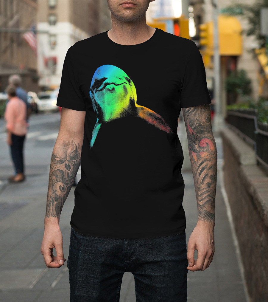 DOLPHIN Rainbow Colorful T-Shirt