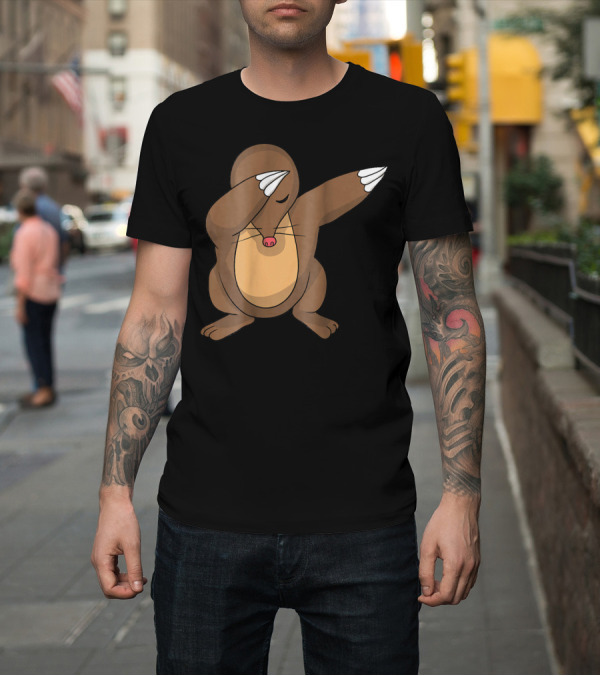 Shirt: Dabbing Mole Funny Dab Pose Playful Dance Gesture T-Shirt Dabbing Mole Funny Dab Pose Playful Dance Gesture T-Shirt