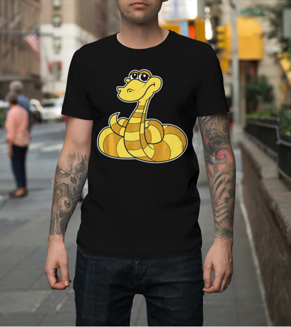 Shirt: CUTE BALL PYTHON Pet Owners Snake Cartoon T-Shirt CUTE BALL PYTHON Pet Owners Snake Cartoon T-Shirt