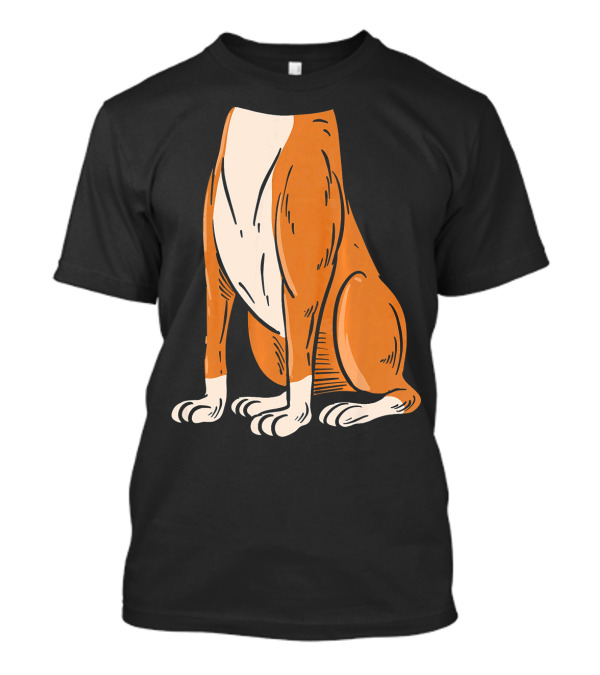 Cool Headless Boxer Dog Halloween Costume T-Shirt