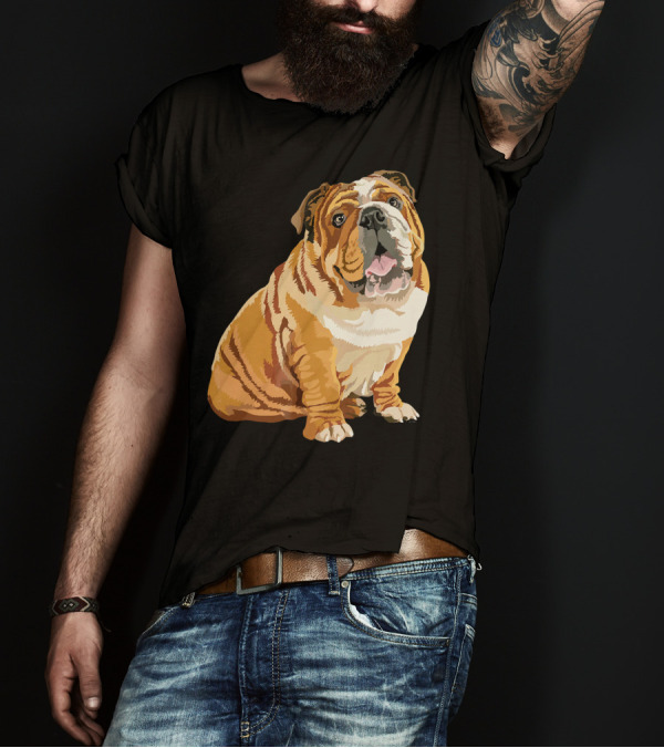 English Bulldog Lovers Dog Pop Gift T-Shirt