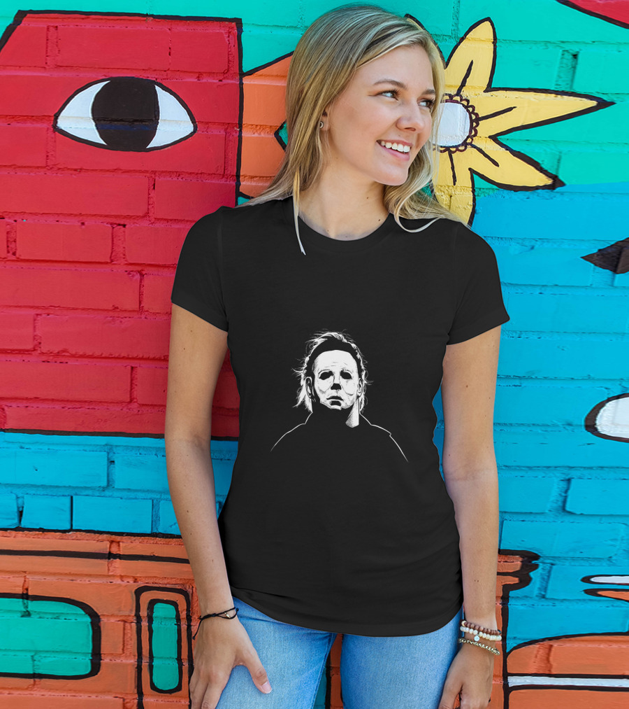 No Lives Matter Michael Myers Horror Mask Vintage T-Shirt