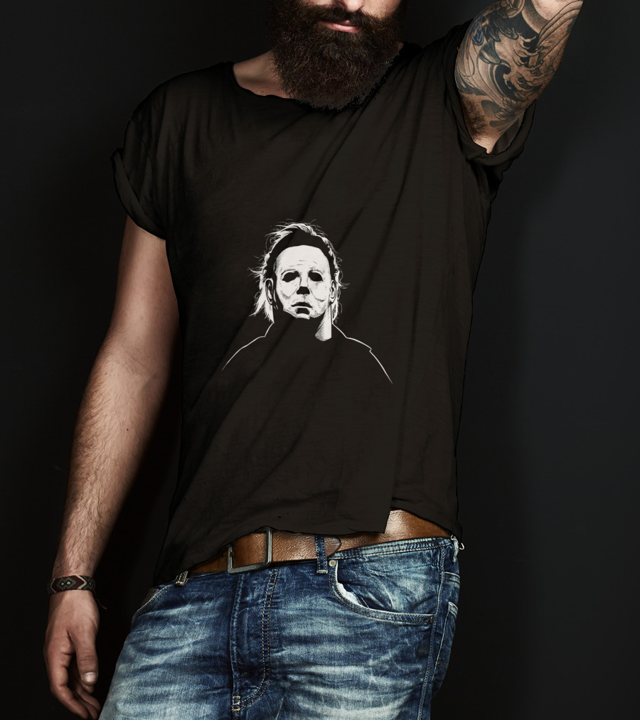 No Lives Matter Michael Myers Horror Mask Vintage T-Shirt