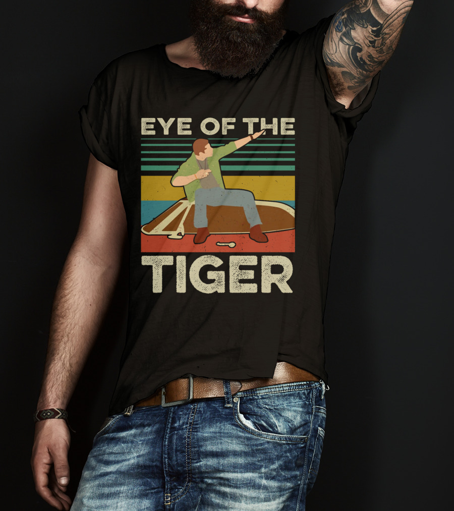Supernatural Dean Eye Of The Tiger Retro Pose T-Shirt