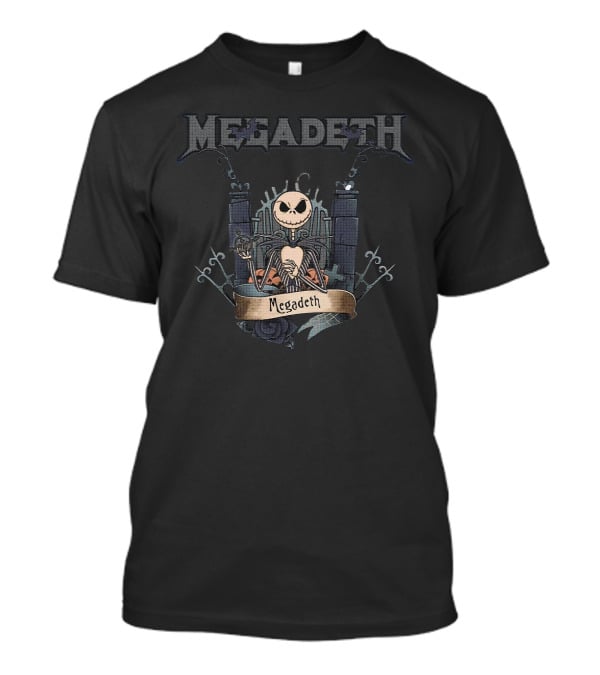 Megadeth Jack Skellington Crossover T-Shirt