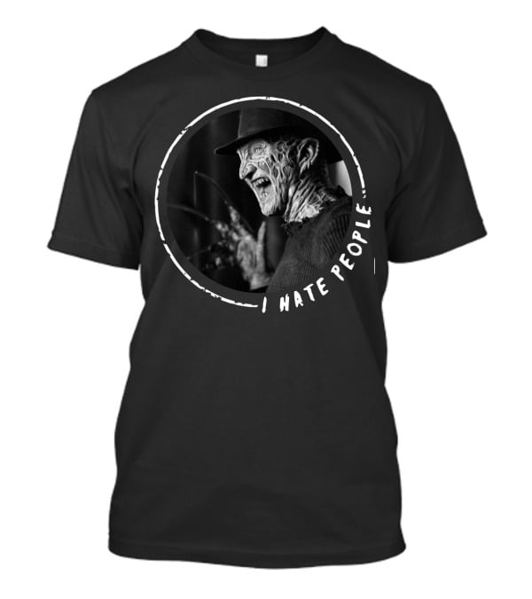 Freddy Krueger I Hate People Vintage Horror T-Shirt