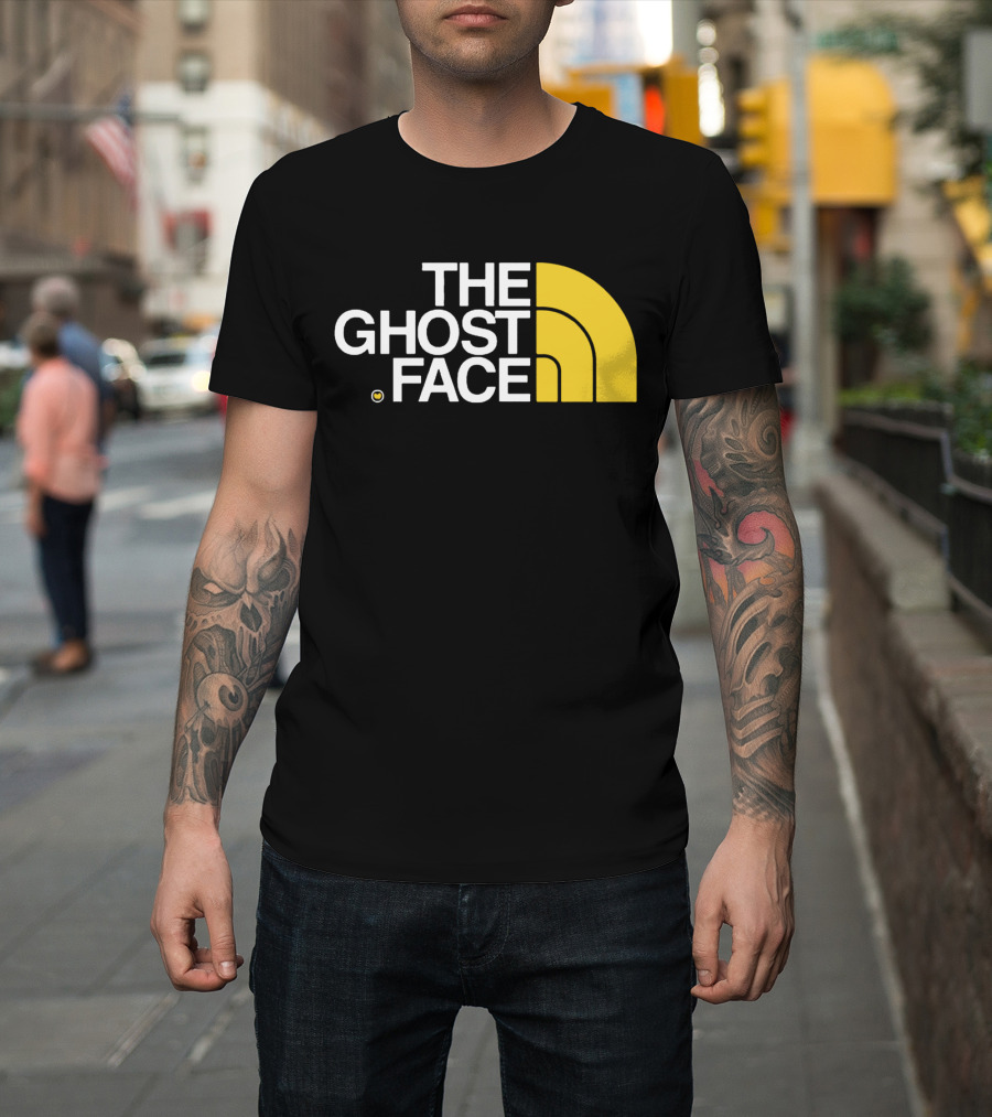Wu Tang Clan The Ghost Face North Face Logo T-Shirt