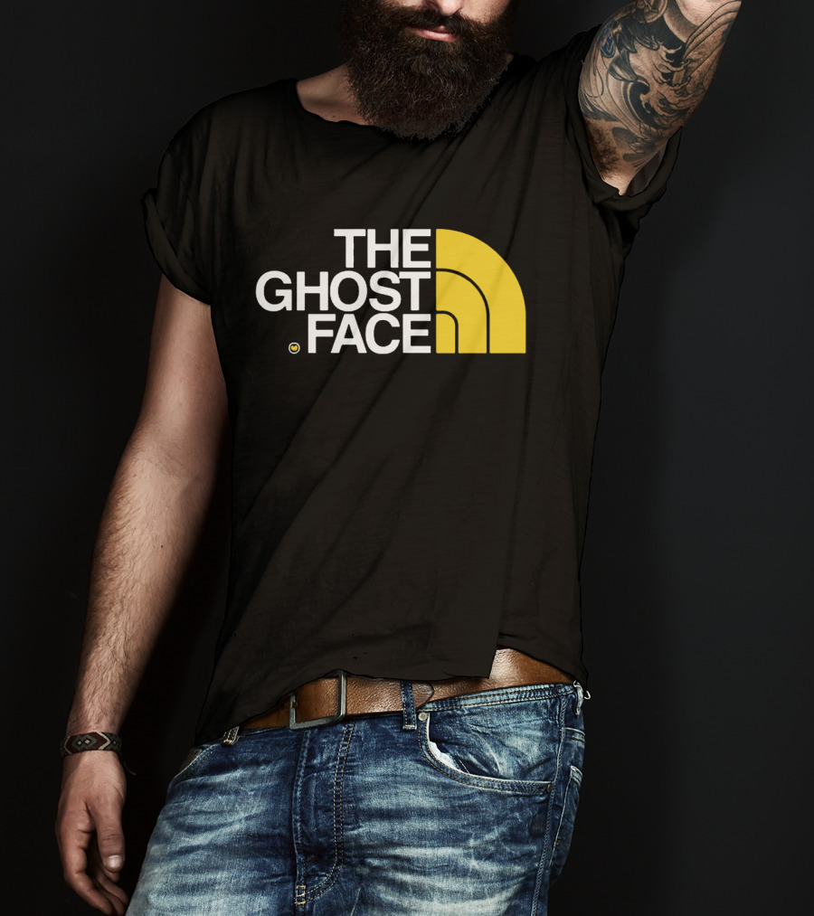 Wu Tang Clan The Ghost Face North Face Logo T-Shirt