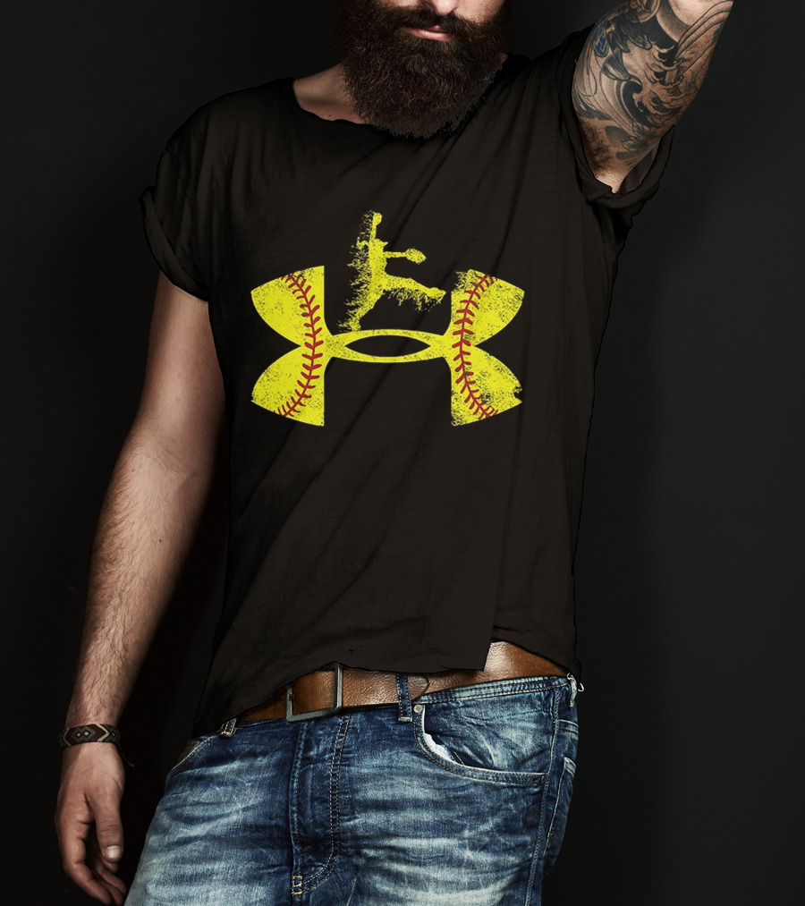 Under Armour Softball Player Jumping T-Shirt