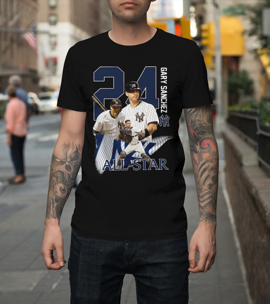 New York Yankees Gary Sanchez 24 All-Star T-Shirt