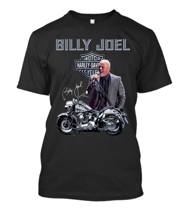 Billy Joel Harley Davidson Motorcycle Cycles T-Shirt