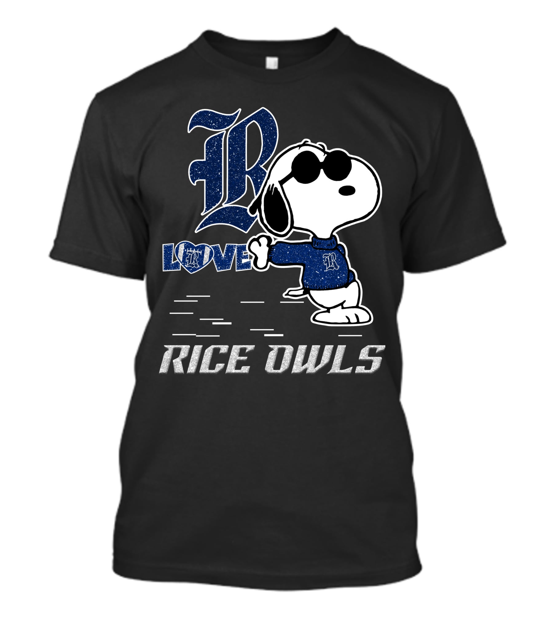 Snoopy Rice Owls Love T-Shirt