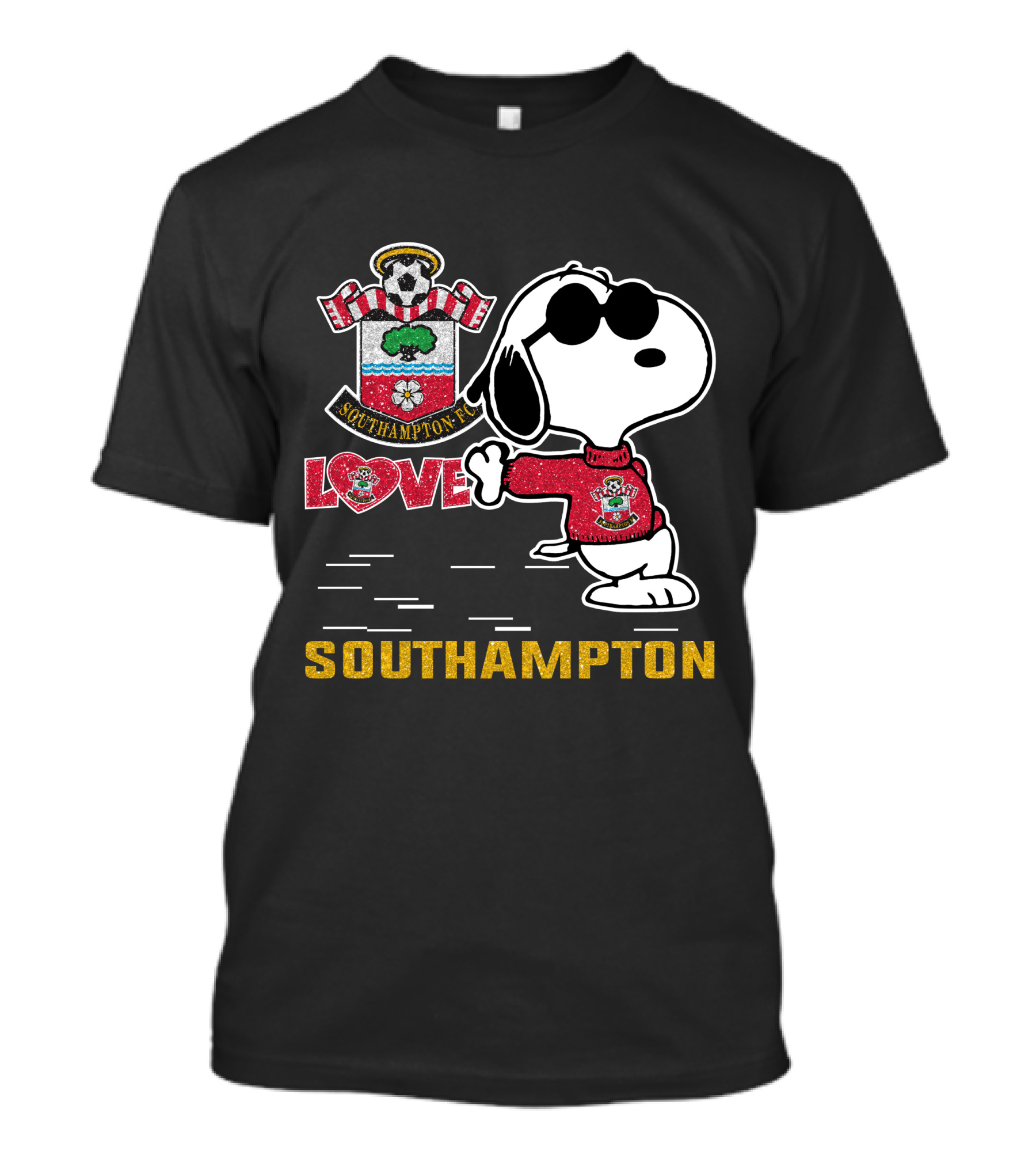 Snoopy Southampton Fc Love T-Shirt