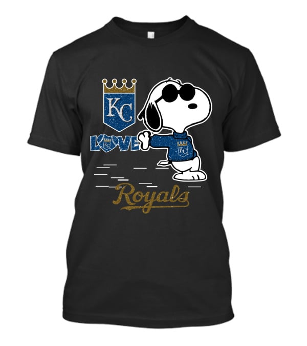 Snoopy KC Love Royals T-Shirt