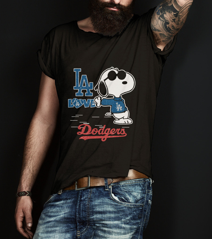 Snoopy LA Love Dodgers T-Shirt